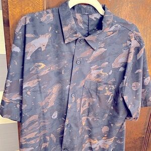 Lululemon Button Up Short Sleeve Shirt